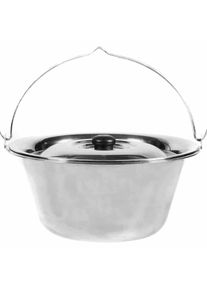 Stainless Steel Kettle 14 Liter for Open Fire Cooking