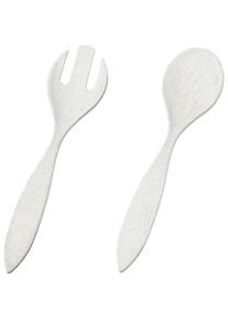 MAGU-Cera Magu Salatbesteck NATUR urban-grey, Servierbesteck, Grau