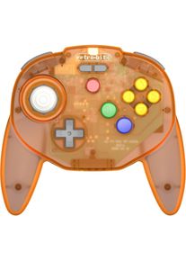 retro-bit Tribute 64 Wireless (Orange Hawk) - Gamepad - Nintendo 64 (Switch), Gaming Controller, Orange