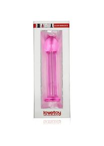Lovetoy, Dildo, Glas-Romantik Rosa 1