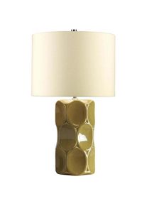 Elstead Lighting, Tischlampe, Green Retro Tischleuchte E27 Grün Elfenbein, Made in UK (E27)