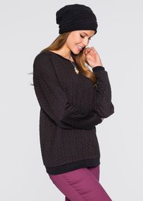 Berretto in tinta unita, Nero, Taglia Onesize, bonprix