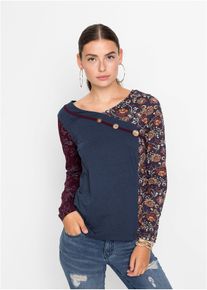 Maglia con bottoni, Blu, Taglia 38/40 (XS), bonprix