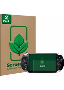 ScreenLeaf Schutzfolie nachhaltiger Displayschutz Displayschutzfolie Folie Klar Transparent (PS Vita), Weiteres Gaming Zubehör, Transparent