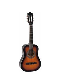Dimavery AC-303 Klassikgitarre 1/2 sunburst (Akustik Gitarre), Gitarre