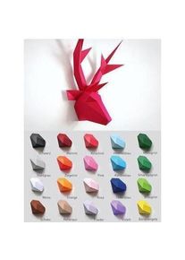 Liebesreh JAGDTROPHÄE KIRSCHROT - Bastelset Jagdtrophäe kirschrot