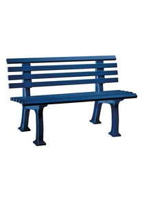 Puistonpenkki Ropi 9, KxL 740x1200 mm, sininen