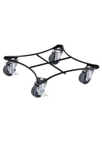 Ruukun alusta pyörillä RETRO teräs Wagner, kantavuus 60 kg, 2 kpl/pakk
