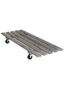 Ruukun alusta pyörillä vintage tupla Wagner, kantavuus 150 kg, PxL 790