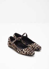 Mary Jane-skor - beige - storlek 36 - bonprix