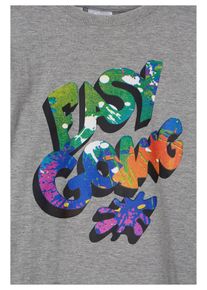 Pyjamas (2 delar) ekologisk bomull - grå - storlek 176/182 - bonprix