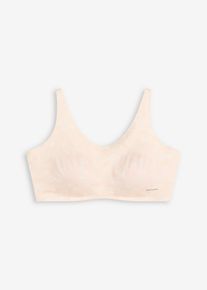 Sömlös bralette med vaddering Feel Comfort - beige - storlek 36/38 (S) - bonprix