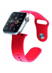 cellularline Urban Band (Silikon), Uhrenarmband, Rot