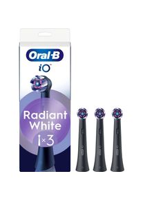Oral-B, Zahnbürstenkopf, Oral B - iO Series Radiant White Replacement Brush Heads - Black - 3 count (3 x)
