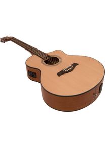 Dimavery STW-50 Westerngitarre, natur (Westerngitarre), Gitarre