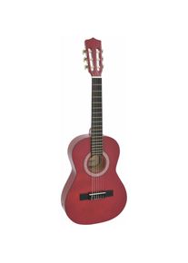 Dimavery AC-303 Klassikgitarre 1/2, rot (Akustik Gitarre), Gitarre, Rot