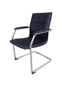 Realspace, Bürostuhl, Besucherstuhl Baker Kunstleder Schwarz