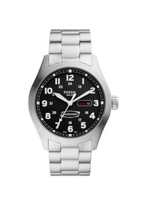 Fossil, Armbanduhr, Defender, Schwarz, Silber, (Analoguhr, 46 mm)