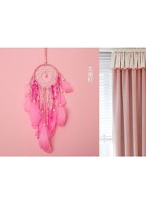 Cover-Discount DIY Bastel-Set Traumfänger Dreamcatcher pink