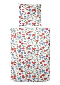 H.G. Hahn-Haustextilien Parure de lit 2 pièces SEERSUCKER