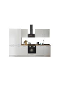 Bloc cuisine avec électroménager CORNWALL (bloc cuisine-lave-vaisselle-réfrigérateur-armoire coulissante) II