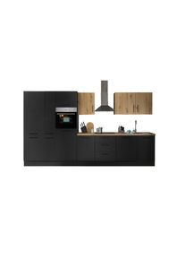 Bloc cuisine avec électroménager CORNWALL (bloc cuisine-four-lave-vaisselle-réfrigérateur-armoire coulissante) VII