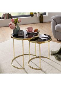 Lot de 2 tables d'appoint CHIANG RAI