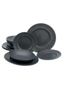 Service de table 12 pièces RONDO BLACK SCHIEFER