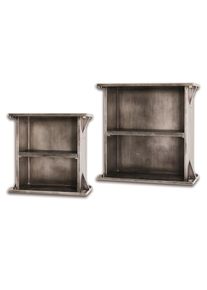 HAKU Lot de 2 &eacute;tag&egrave;res murales CARRIER