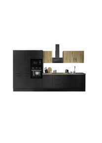 Bloc cuisine avec électroménager CORNWALL (bloc cuisine-four-lave-vaisselle-réfrigérateur-micro-ondes-armoire coulissante) IV