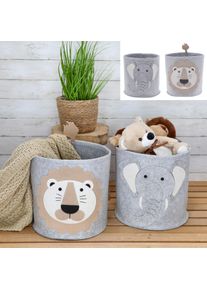 Cepewa Panier de rangement animaux FILZ