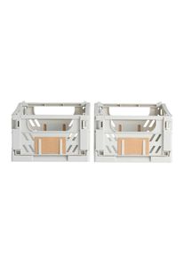 Lot de 2 caisses pliables DAY