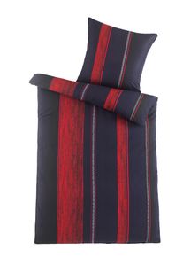 Parure de lit en microfibre effet seersucker haut de gamme BERNHARD