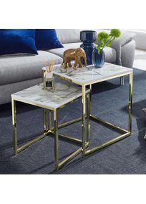 Lot de 2 tables gigognes LAMPHUN