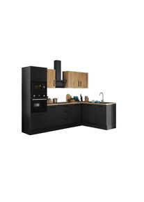 Bloc cuisine avec électroménager CORNWALL (cuisine d'angle-four-lave-vaisselle-micro-ondes) VI