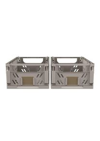 Lot de 2 caisses pliables DAY