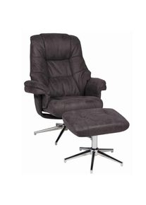 DUO Fauteuil relax avec repose-pieds BURNABY