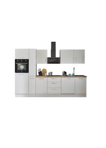 Bloc cuisine avec électroménager CORNWALL (bloc cuisine-four-lave-vaisselle-réfrigérateur-armoire coulissantes) II