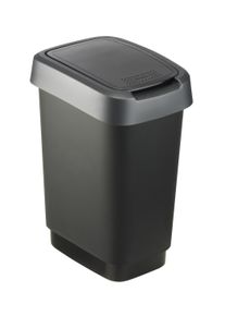 Rotho Poubelle à couvercle basculant 10 litres TWIST