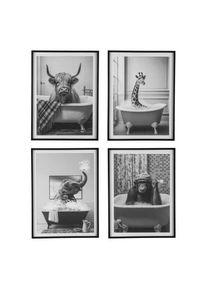 Gasper Toile Animaux dans une baignoire ANIMAL FREAKY