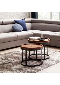 Lot de 2 tables d'appoint KHON KAEN