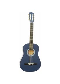 Dimavery AC-303 Klassikgitarre 1/2, blau (Akustik Gitarre), Gitarre, Blau