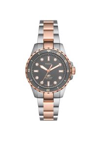 Fossil, Armbanduhr, Damenuhr BLUE DIVE, Silber, (Analoguhr, 36 mm)