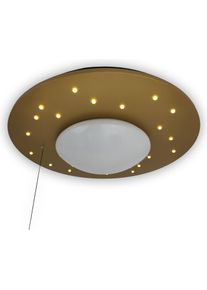 Niermann Stand By, Kinderlampe, Niermann Starlight LED Deckenleuchte E27 Gold Made in Germany