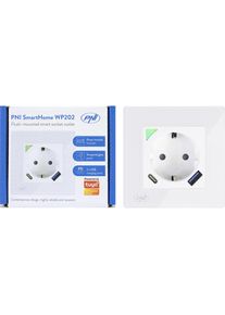PNI, Zeitschaltuhr, SmartHome WP202 WiFi-Smart-Steckdose, vergrabene Montage, Internetsteuerung, spezielle Tuya Smar