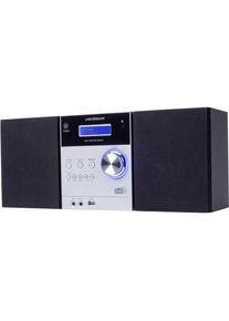 Universum MS 300-21 (Bluetooth, CD Player, 2x 5 W), Stereoanlage, Schwarz, Silber