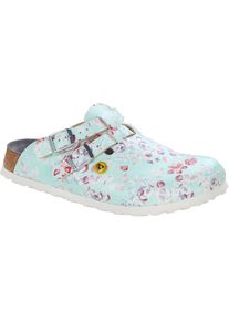 Birkenstock, Hausschuhe, Kay Flower Field Mint ESD-Sandalen, Grün, (38)