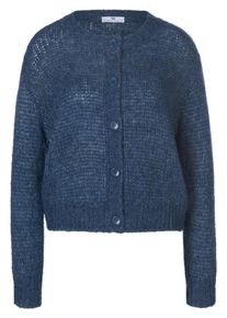 Peter Hahn - Vest met lange mouwen, blauw, Maat 36, wol