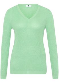 Anna Aura - V-Pullover, gr&uuml;n, Gr. 50, Viskose