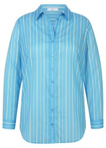 Emilia Lay - Bluse, blau, Gr. 44, Baumwolle